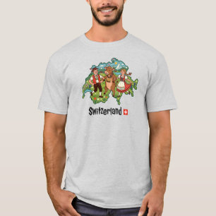 Camiseta Dança Folclórica Alpina Suíça