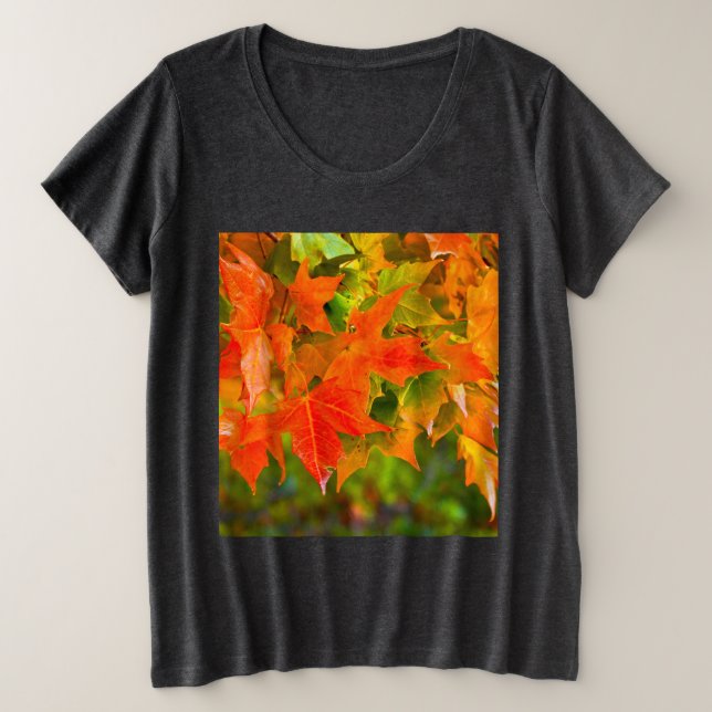 Camiseta Dança Folha de Maple (Frente do Design)