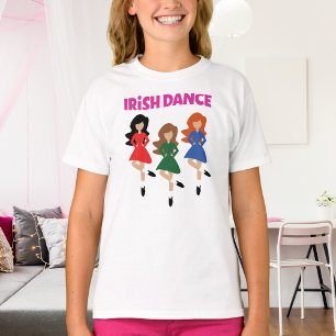 Camiseta Dança Irlandesa Dancers irlandeses a dançar