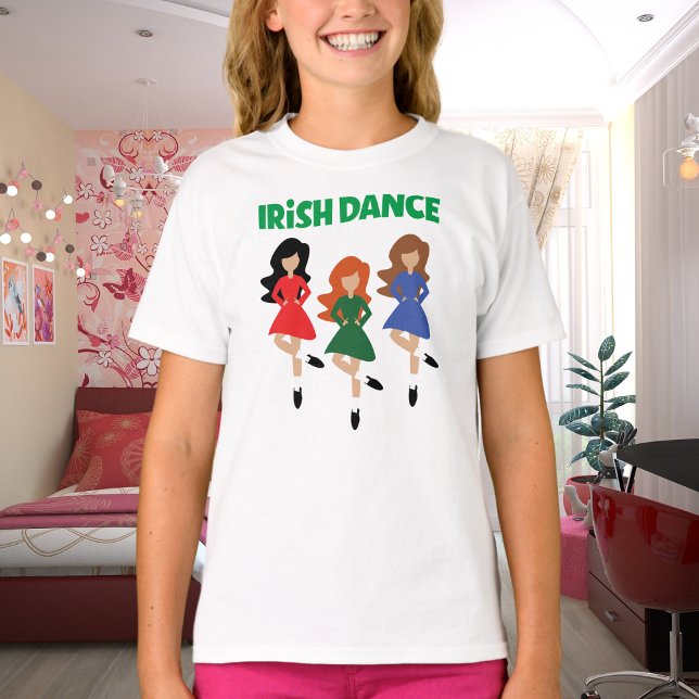 Camiseta Dança Irlandesa | Dancers irlandeses a dançar (Criador carregado)