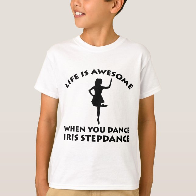 Camiseta dança irlandesa do stepdance (Frente)