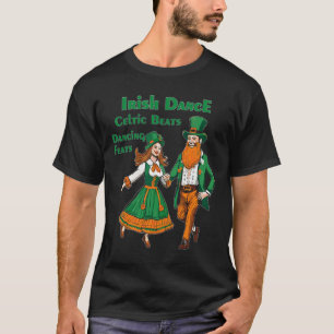 Camiseta Dança Irlandesa Ritmos Celtas Dança Dia de São Pat