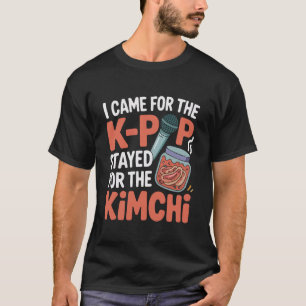 Camiseta Dança K-Pop Música Pop Coreana Amante de Kimchi Su