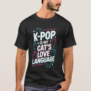 Camiseta Dança K-Pop Música Pop Coreana Dono de Gato Coreia