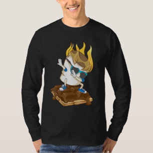 Camiseta Dança Legal de acampamento do marshmallow