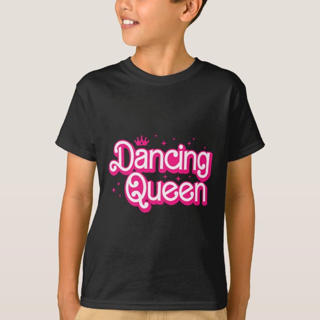 Camiseta Dança Mãe Dançando Rainha Dançando 70 e Solteiro D (Frente)