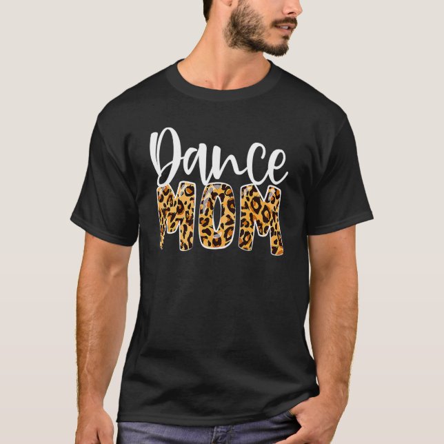 Camiseta Dança Mãe Leopard Dance Mãe Dia de as mães 2022 (Frente)
