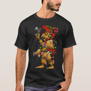 Camiseta Dança Nativa Dupla Gráfico da Guerra Tribal