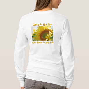 Camiseta Dança no T do girassol de Sun