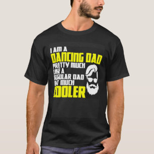 Camiseta Dança noite dança companheira de dança pai dia sa