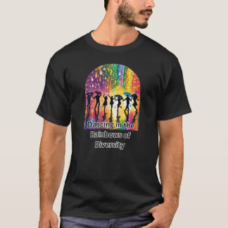 Camiseta Dança nos arco-íris da diversidade