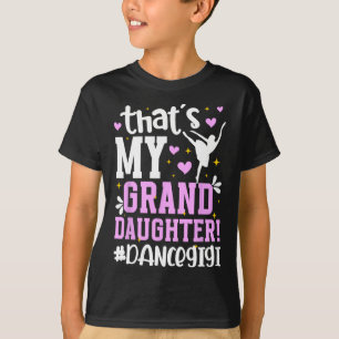 Camiseta Dança Orgulhosa Avó Gigi Dia de as mães Negro Dan