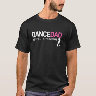Camiseta Dança Pai N Pai Orgulhoso Dançando À Medida Que El