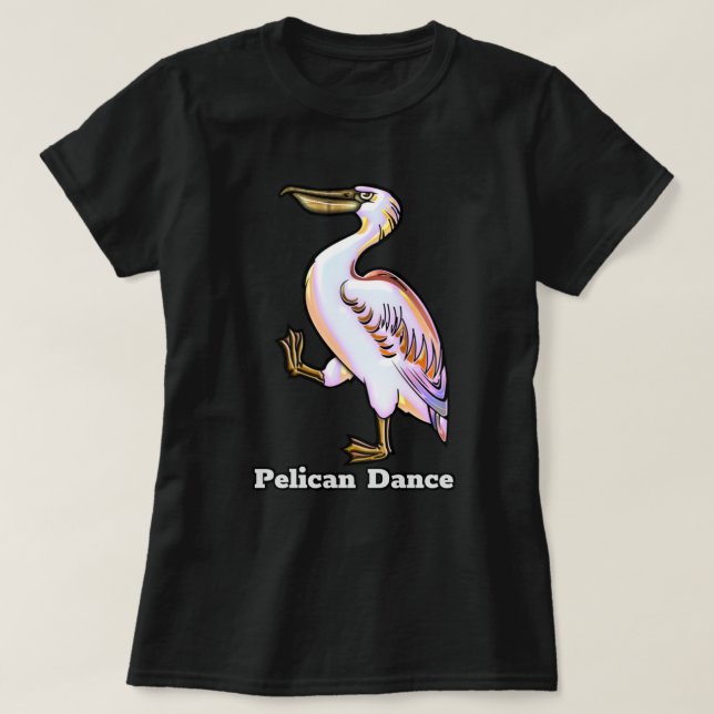 Camiseta dança Pelicana (Frente do Design)
