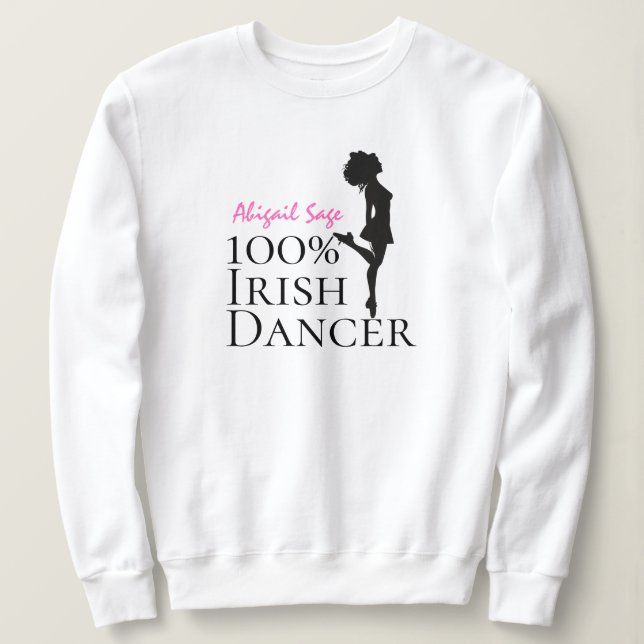 Camiseta Dança personalizada de 100% de Calçado de dança de (Frente do Design)