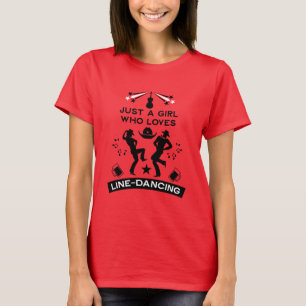 Camiseta Dança por linha de música country