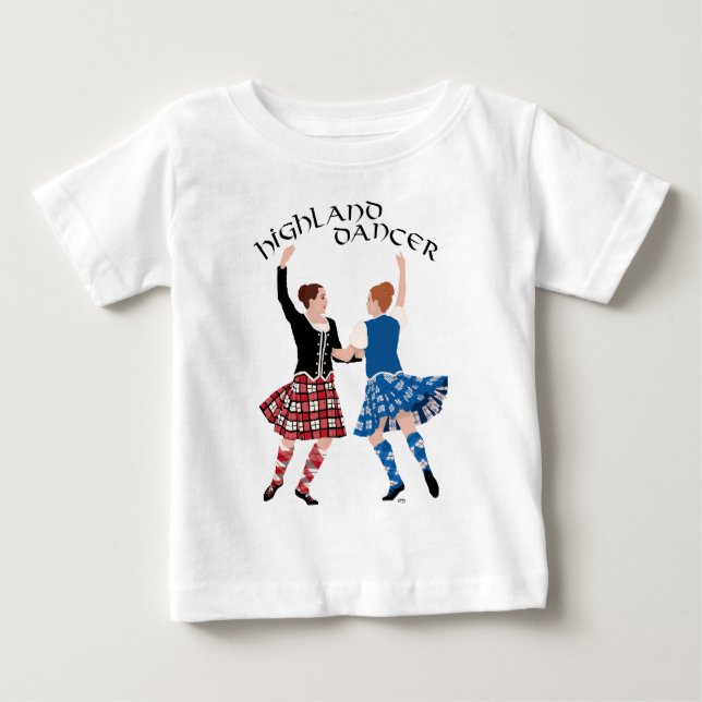 Camiseta Dança Reeling das Terras Altas Escocesas (Frente)