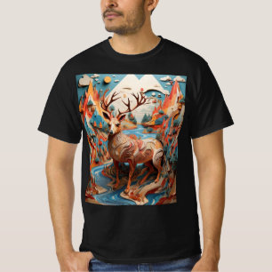 Camiseta Dança Surreal em Illus Geeredo Animal