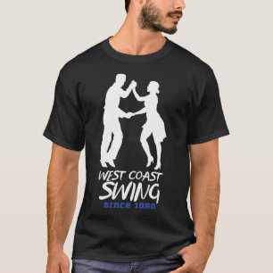 Camiseta Dança Swing na Costa Oeste desde 1950 - Swi da Cos