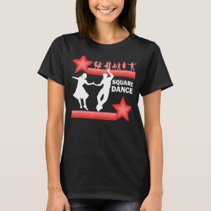 Camiseta Dança Tradicional para Dança Quadrada Ocidental