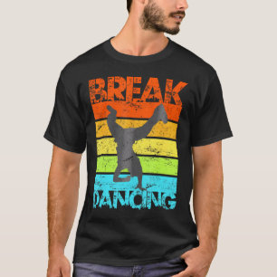 Camiseta Dança Urbana de dança de dança de B-Boy Break Hop