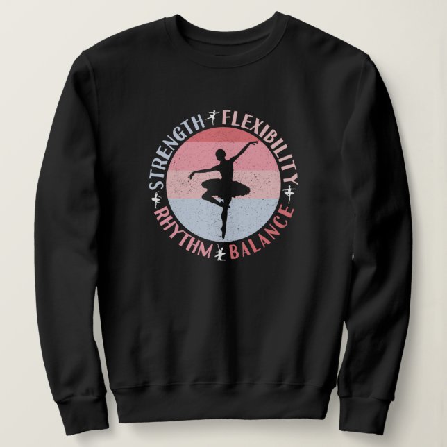 Camiseta Dançador de Balé Ballerina - Valores de Mindset (Frente do Design)