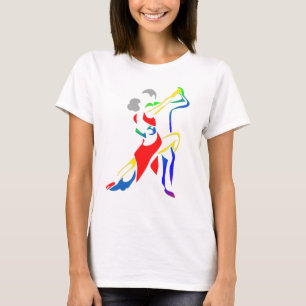 Camiseta Dançando a cores