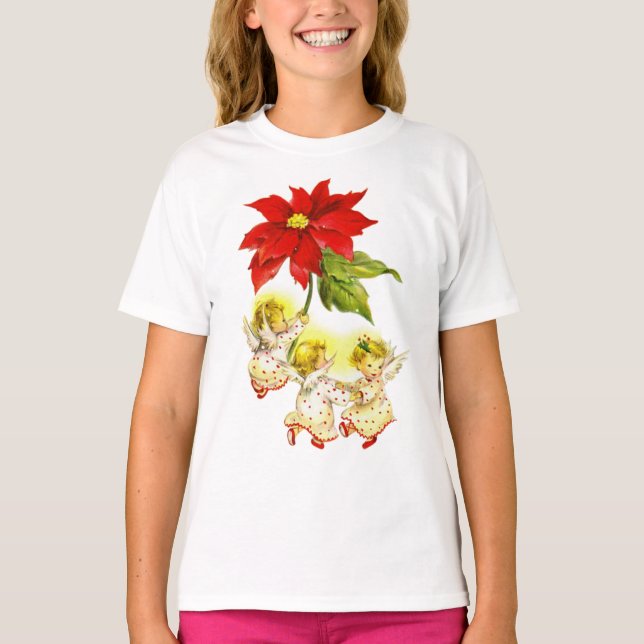 Camiseta Dançando Anjos de Bebês (Frente)