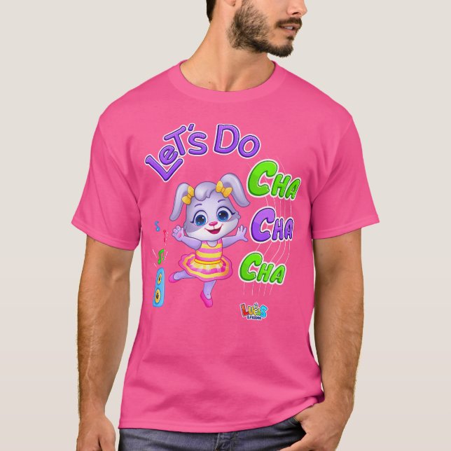Camiseta Dançando Ao Ritmo Do Cha Cha Vamos Fazer Cha Cha C (Frente)