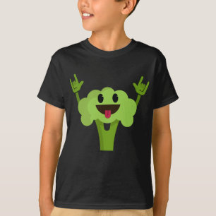 Camiseta Dançando Broccoli Engraçado Dançarino Vegetal Vega