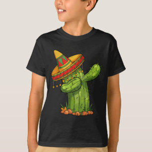 Camiseta Dançando cacto sombrero cinco de maio garotos home