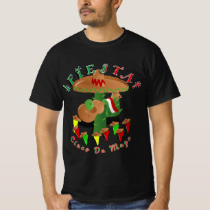 Camiseta Dançando Cactus Cinco De Mayo