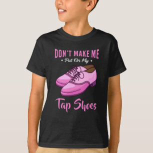 Camiseta Dançando Calçados de torneira Rainha Dancer Balé d