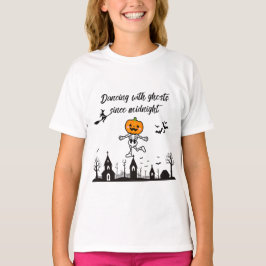 Camiseta Dançando Com Fantasmas Desde a Meia-Noite | Camise