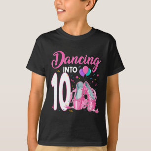 Camiseta Dançando Em Ballerina Ballerina, Garota De 10 Anos