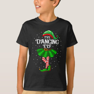 Camiseta Dançando Família de Natal Igualando Mulheres Menin