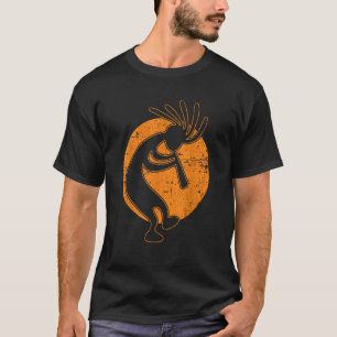 Camiseta Dançando Kokopelli Positivo Vibes em Design