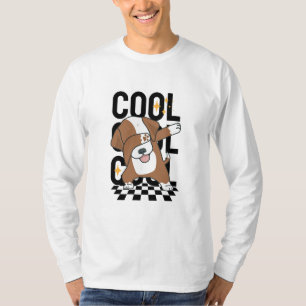 Camiseta Dançando Legal Puppy Longa Folga