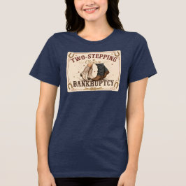 Camiseta Dançando Mais Perto da Falência Sinal Ocidental