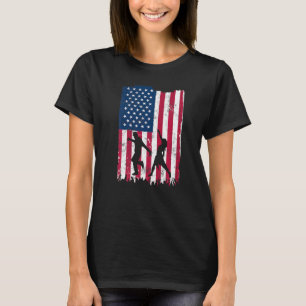 Camiseta Dançando Me Faz Feliz Dança Hip Hop Usa Bandeira 4