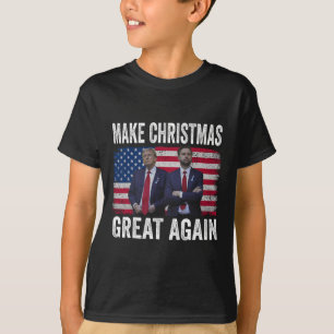 Camiseta Dançando Papais noeis E Dj Vance Fazem O Natal Gr