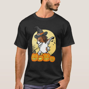 Camiseta Dançando Papillon Dab Dança Engraçada Cachorro