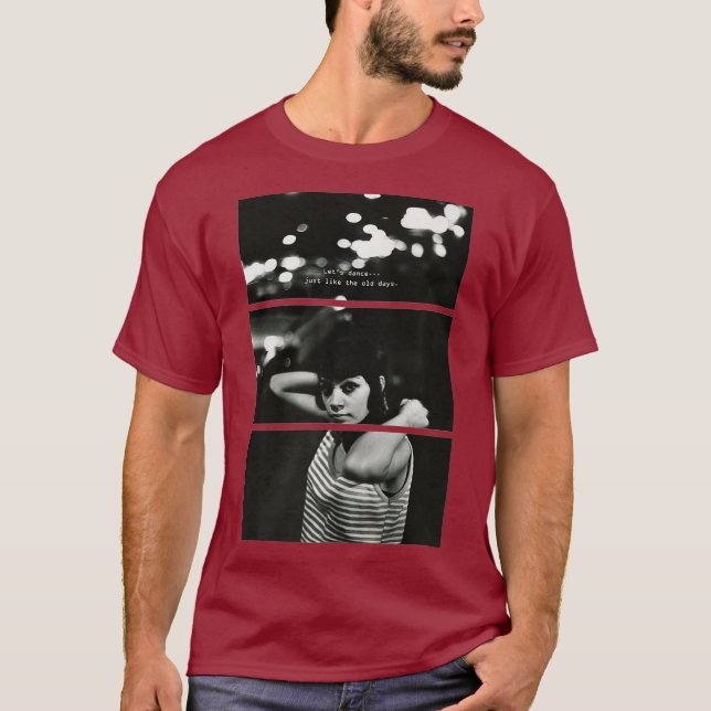 Camiseta Dançando RainhaNova york, 70s, garota discoteca Da (Frente)