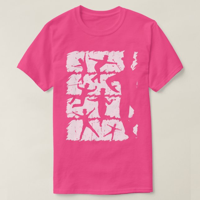 Camiseta Dançando Silhouette de Toque (Frente do Design)