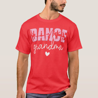 Camiseta Dançar Avó de uma Avó Dançarina Mãe Feliz