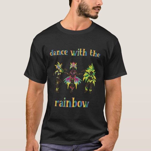 Camiseta Dançar Com O Arco-Íris (Frente)