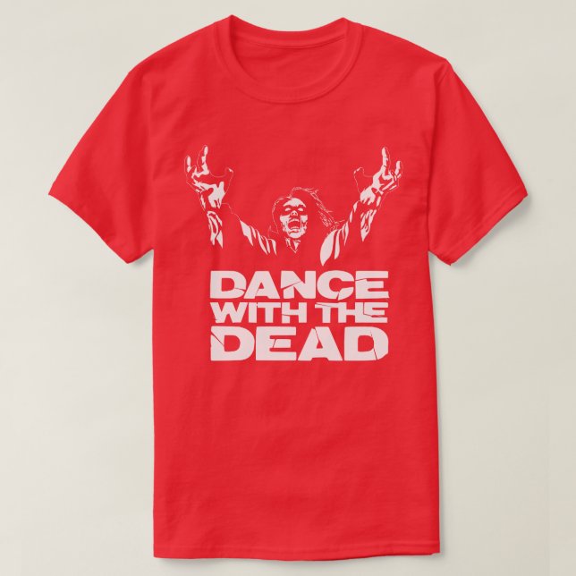 Camiseta Dançar com o morto legal (Frente do Design)