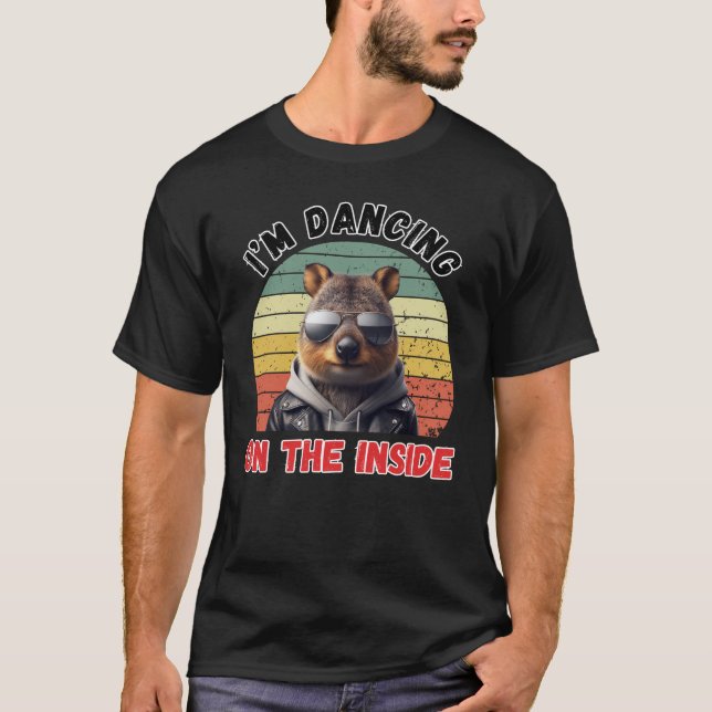 Camiseta Dançar Na Dentro - Estilo Quokka (Frente)