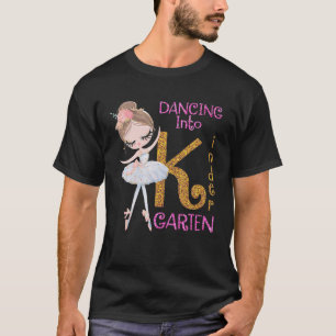 Camiseta Dançar No Jardim De Infância Balé Primeiro Dia De