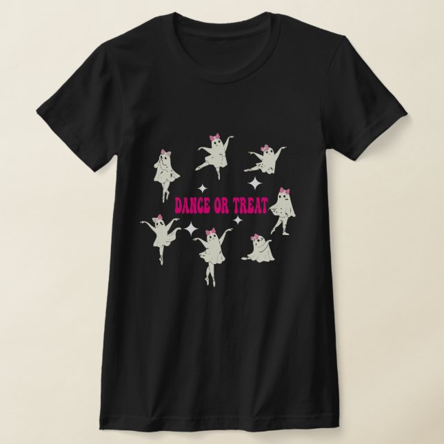 Camiseta Dançar Ou Tratar A Dança De Balé Fantasma Engraçad (Postura )